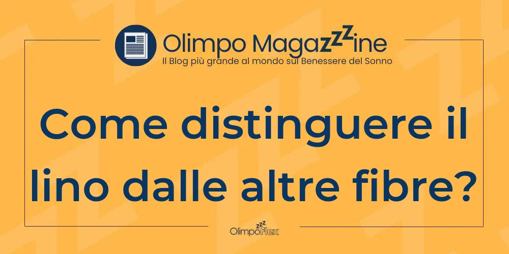 Come distinguere il lino dalle altre fibre?