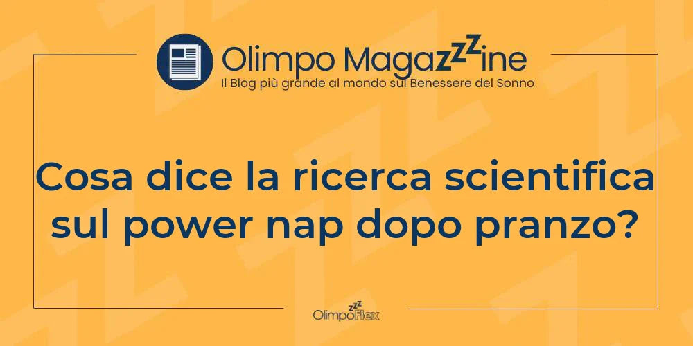 Cosa dice la ricerca scientifica sul power nap dopo pranzo?