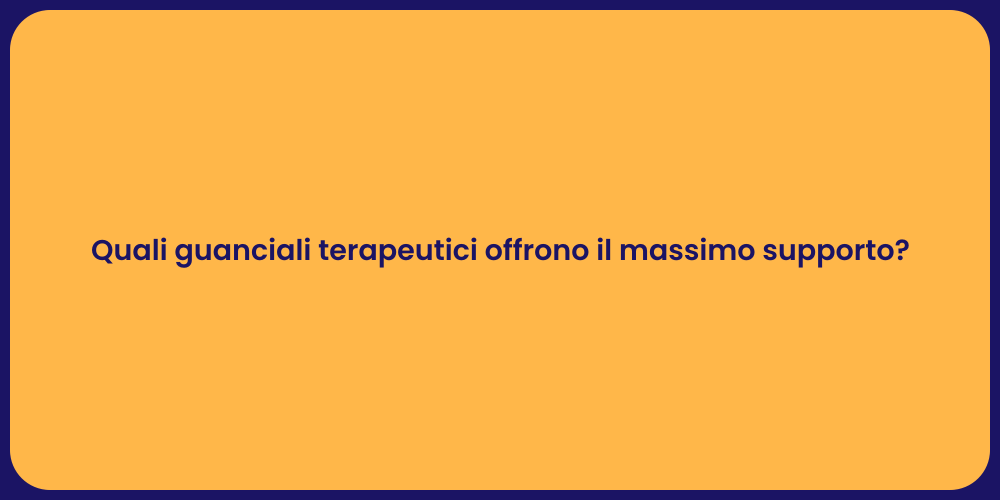 Quali guanciali terapeutici offrono il massimo supporto?