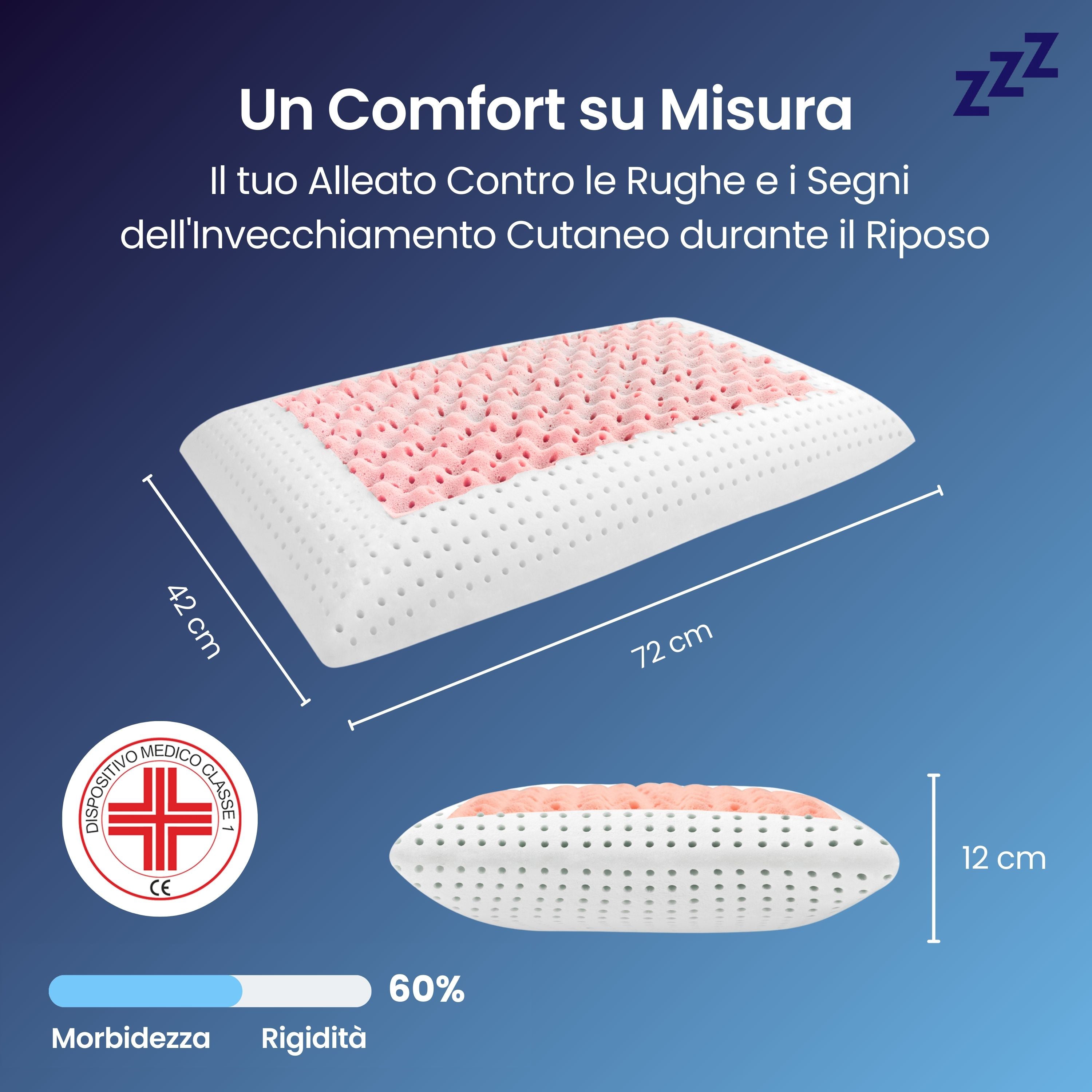 Cuscino AntiRughe - Proteggi la Pelle - Venere