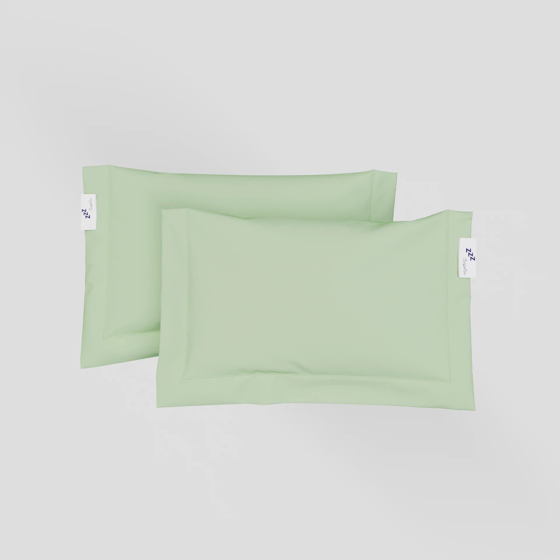 Coppia di Federe a Sacchetto 3 Volani 100% Cotone Percalle – Morbide e Raffinate Made in Italy