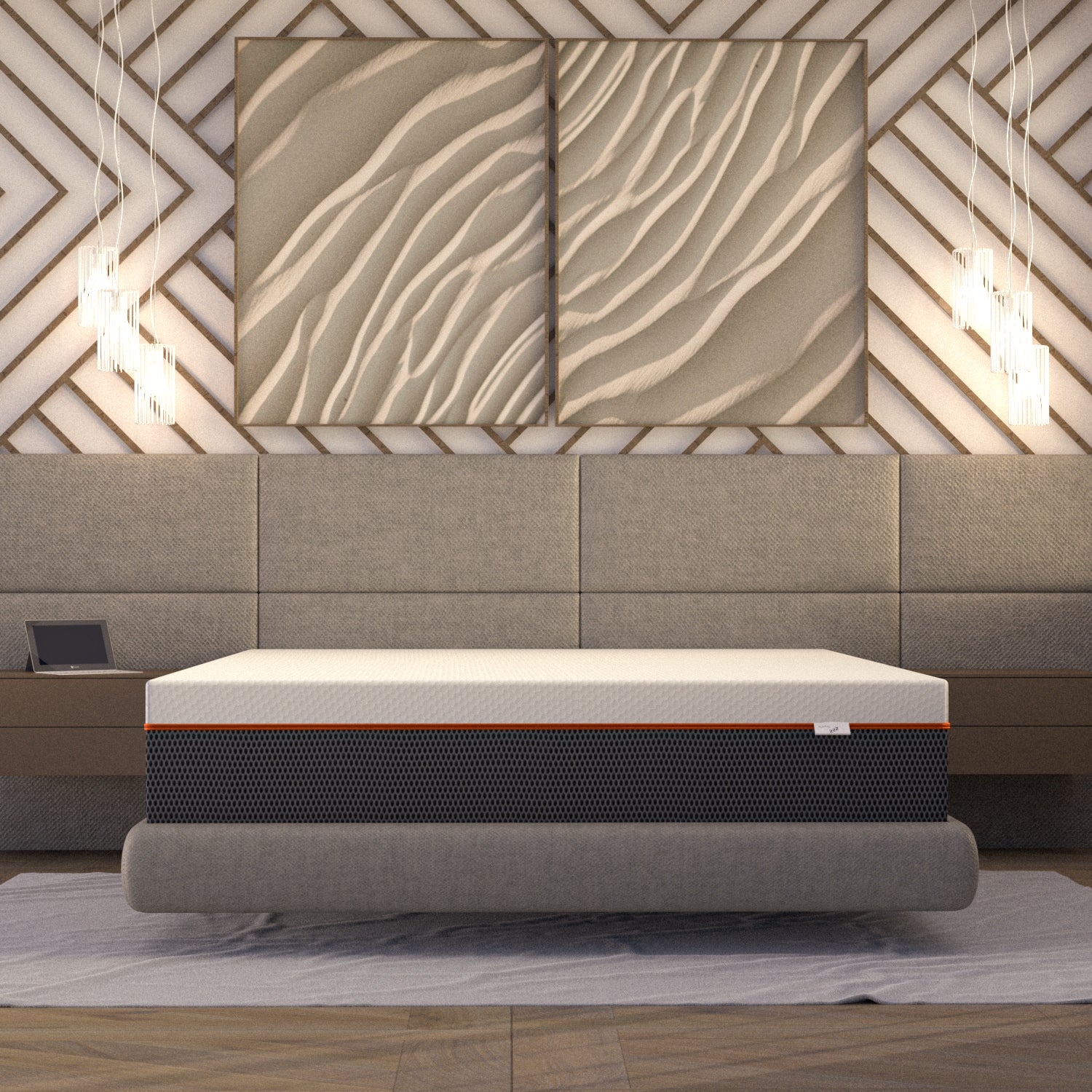 Materasso Memory Foam triplo strato stretch Maragià