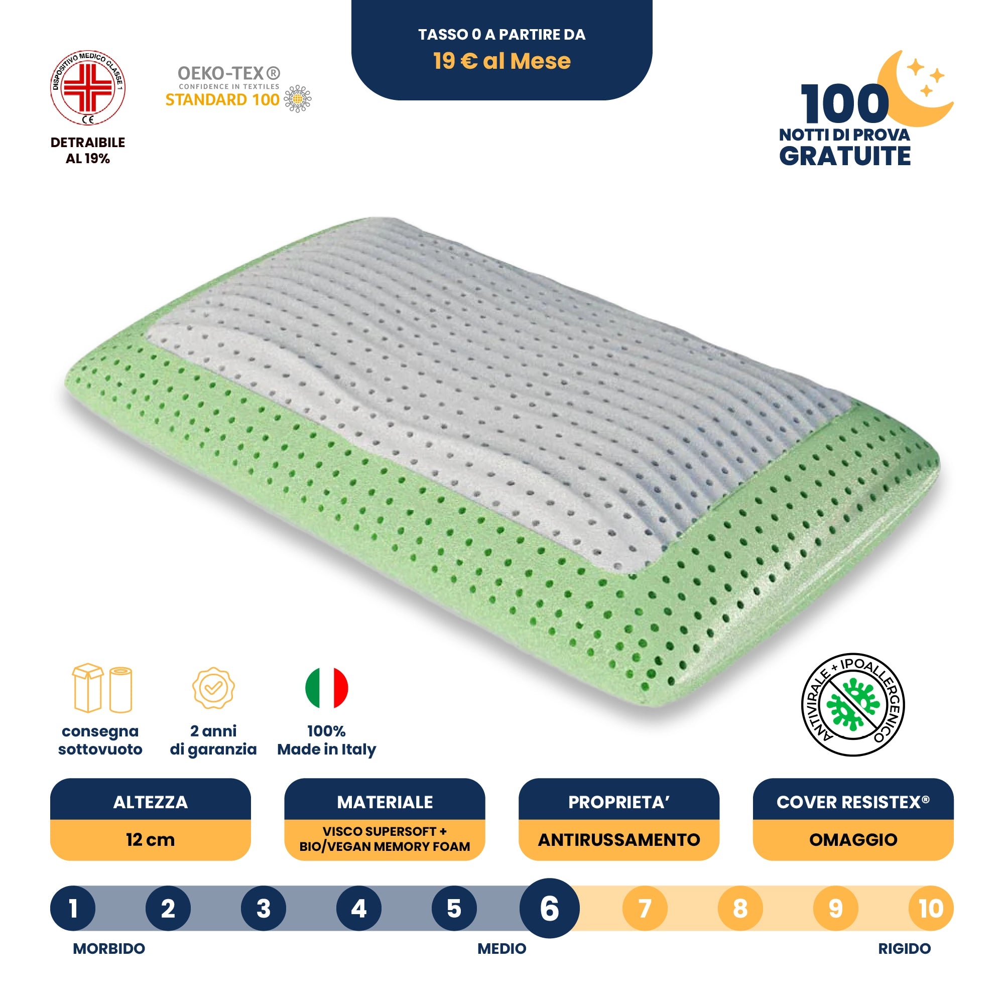 Cuscino Anti Russamento bio Apollo