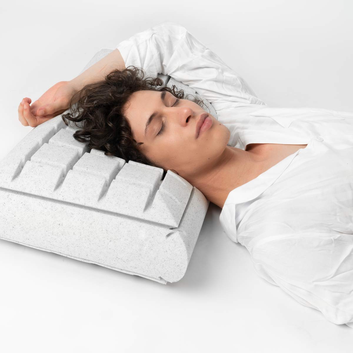 Cuscino per recupero muscolare a taglio laser in grafite - Lunar