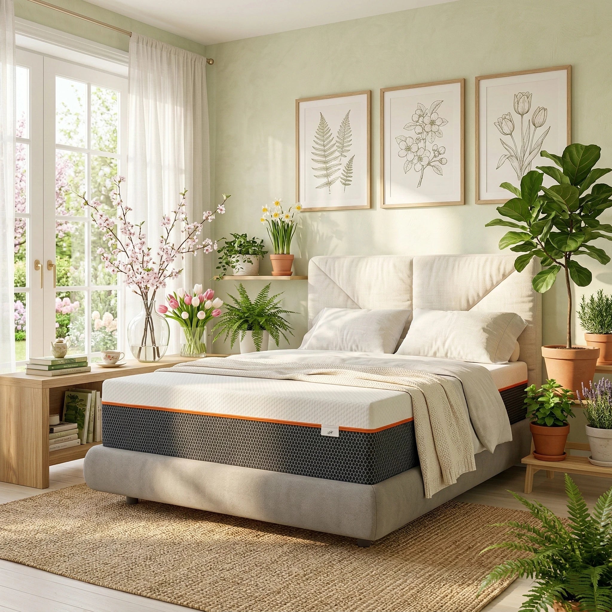 Materasso Memory Foam triplo strato stretch Maragià