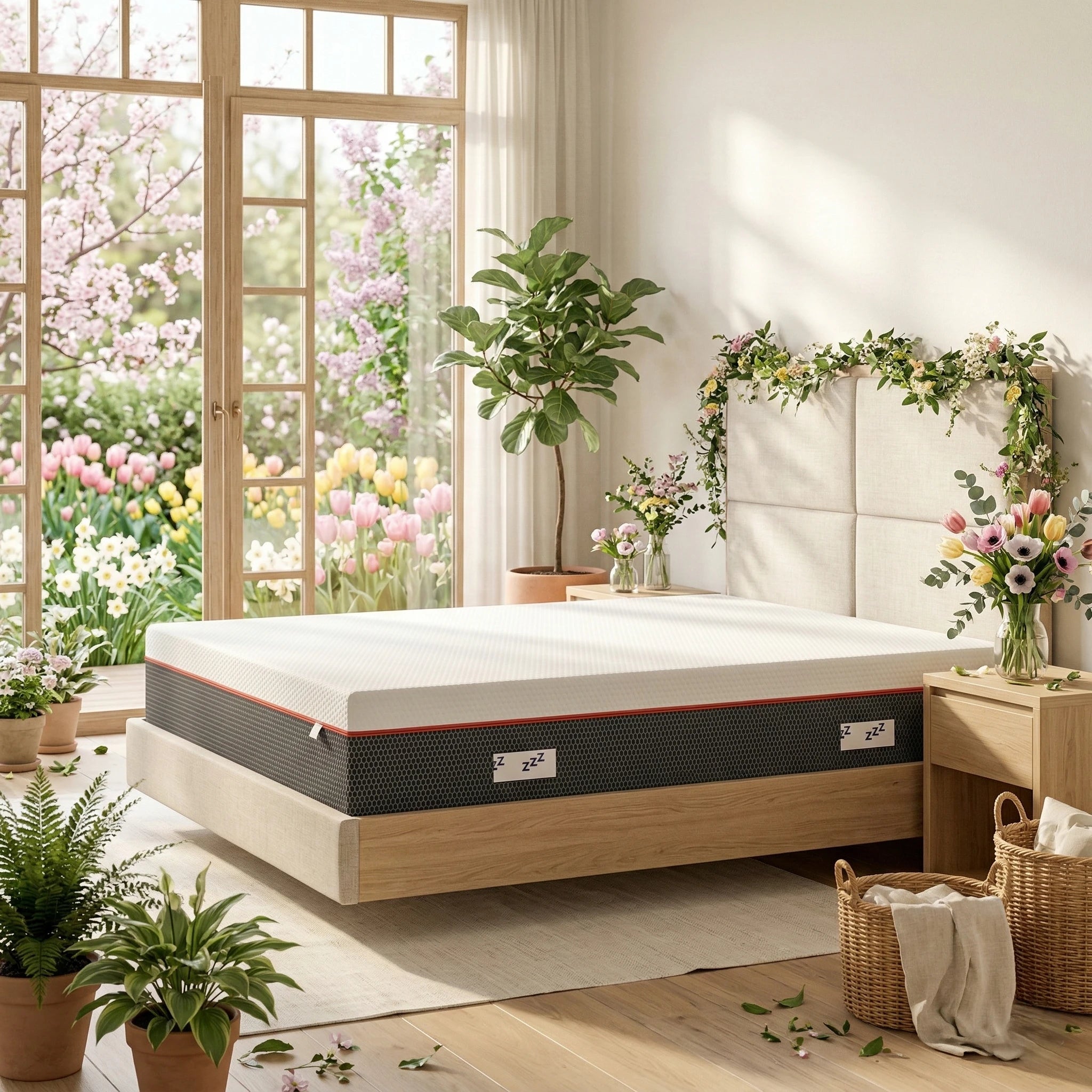 Materasso Memory Foam triplo strato stretch Maragià