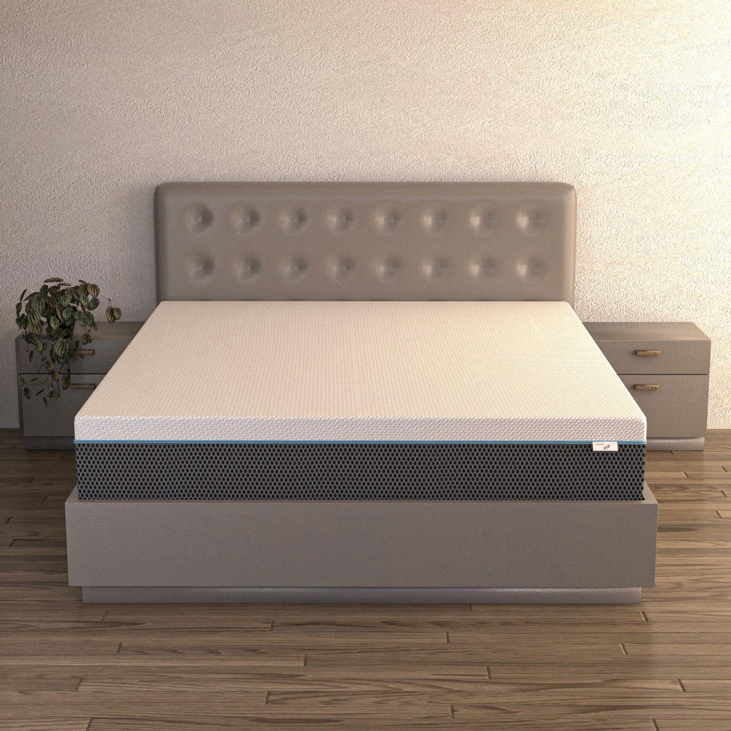 Materasso Memory Foam a due Strati con effetto massaggio Visir