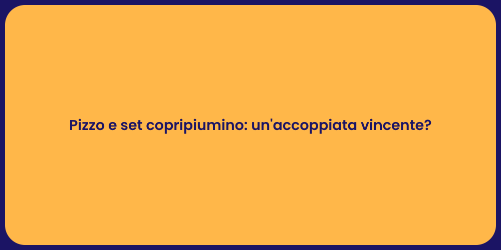 Pizzo e Copripiumino: Comfort e Stile