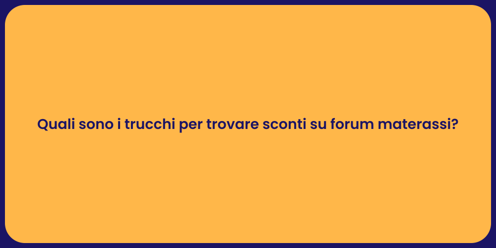 Come Risparmiare su Materassi e Cuscini