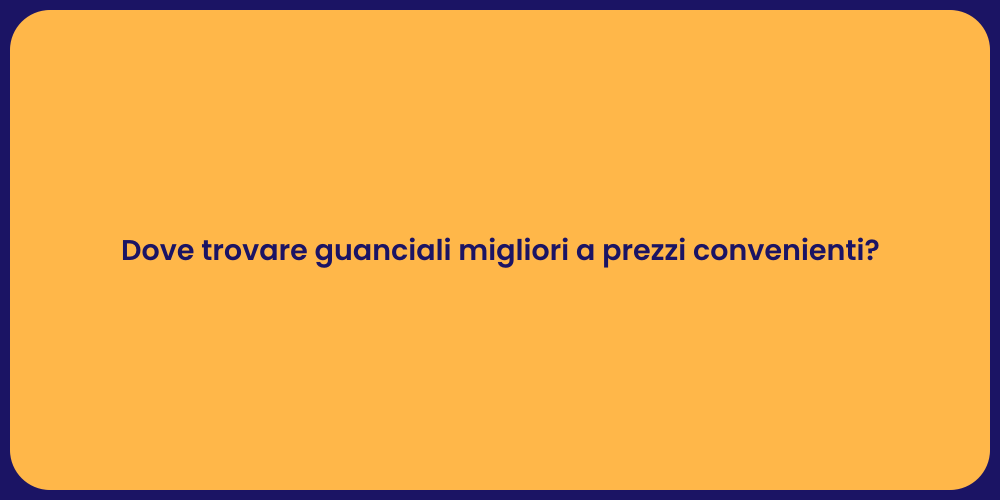 Dove trovare guanciali migliori a prezzi convenienti?