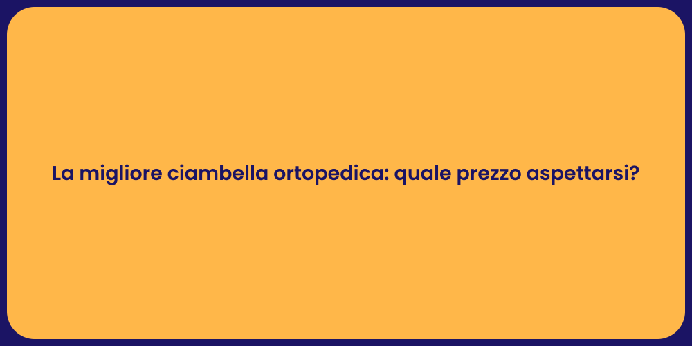 La migliore ciambella ortopedica: quale prezzo aspettarsi?
