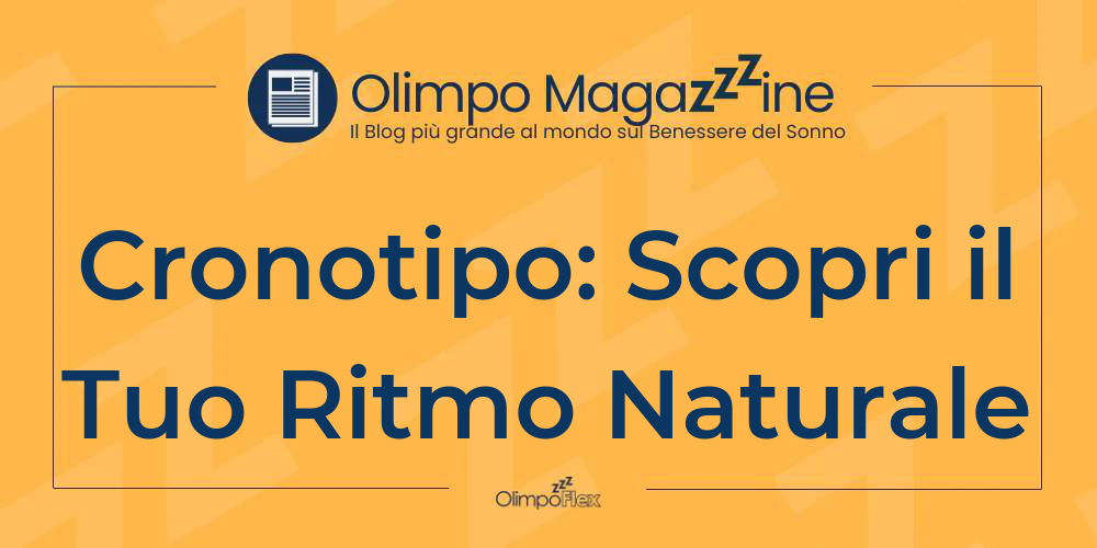 Cronotipo: Scopri il Tuo Ritmo Naturale