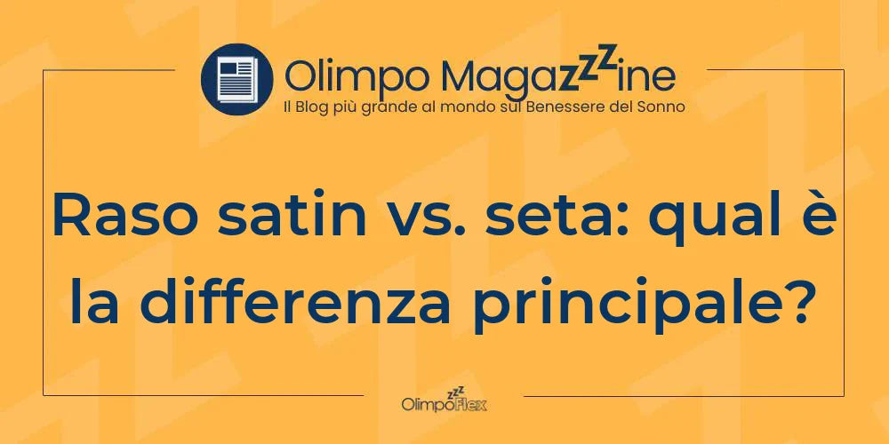 Raso satin vs. seta: qual è la differenza principale?