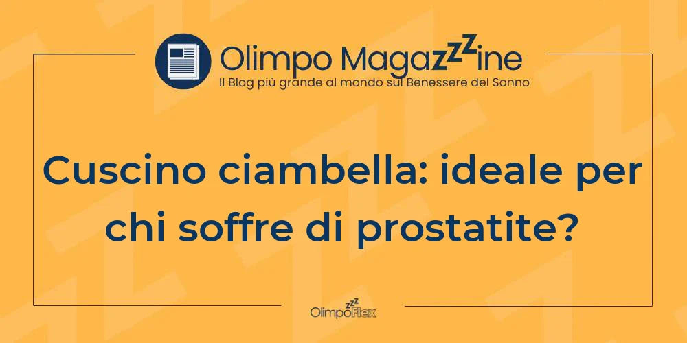 Cuscino ciambella: ideale per chi soffre di prostatite?