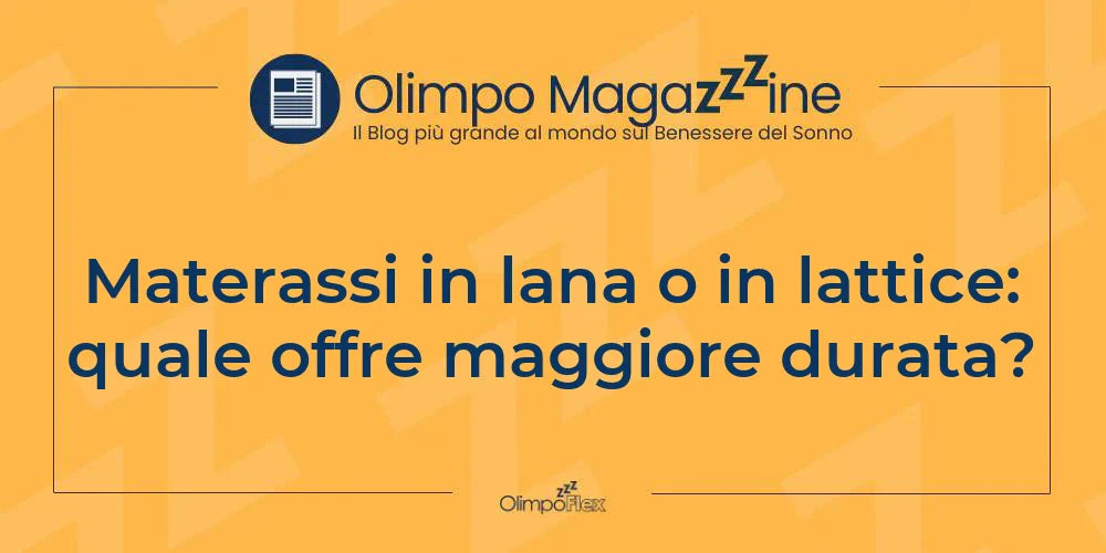 Materassi in lana o in lattice: quale offre maggiore durata?