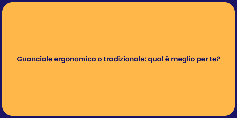 Guanciale ergonomico o tradizionale: qual è meglio per te?