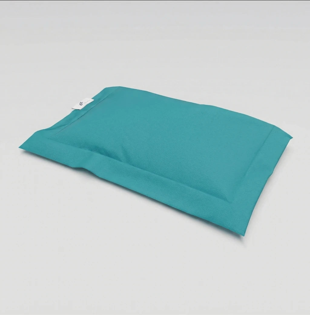 Coppia di Federe a Sacchetto 3 Volani 100% Cotone Percalle – Morbide e Raffinate Made in Italy