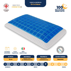 Cuscino - Gel- Stop al Sudore - Termoregolatore - Poseidone